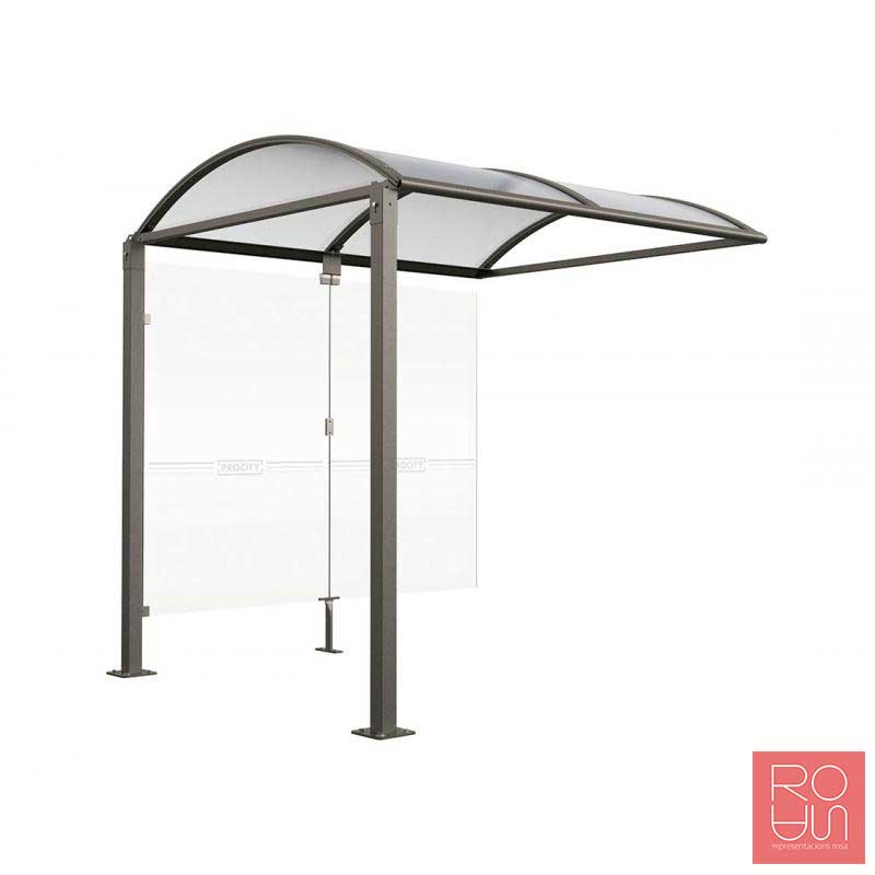 Refugi per bicicletes Bóveda amb vidres